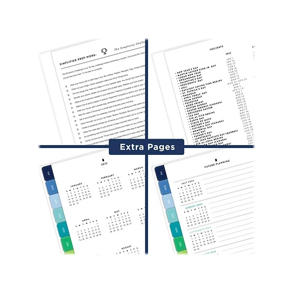 2023-2024 AT-A-GLANCE By Emily Ley Happy Stripe 6"x8.5" Academic Weekly/Monthly Planner, Plastic Cover (EL10-200A-24) 7 2023-2024 AT-A-GLANCE By Emily Ley Happy Stripe 6"x8.5" Academic Weekly/Monthly Planner, Plastic Cover (EL10-200A-24) - Image 5