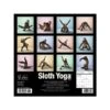 2023 Willow Creek Sloth Yoga 7" X 7" Monthly Wall Calendar (28612) -Bostich Shop 880C206F 137B 49DB A4CA499676DDAB98 s7