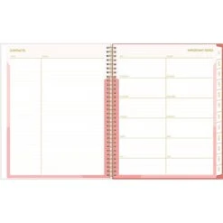 2023-2024 Blue Sky Cali 8.5" X 11" Academic Weekly & Monthly Planner, Plastic Cover, Pink (130619-A24) -Bostich Shop 888FA7BC 6435 47A0 9CBEADA58782322A s7