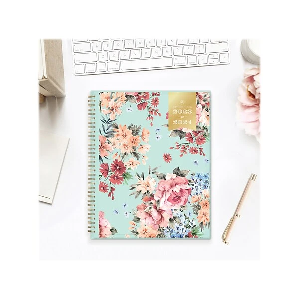 2023-2024 Blue Sky Day Designer Romance Mint 8.5" X 11" Academic Weekly & Monthly Planner, Paperboard Cover, Multicolor (142525) 9 2023-2024 Blue Sky Day Designer Romance Mint 8.5" X 11" Academic Weekly & Monthly Planner, Paperboard Cover, Multicolor (142525) - Image 7