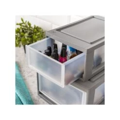 Iris Mini Storage Drawer, Gray/Translucent White, 5/Pack (500160) -Bostich Shop 8BA342EC D289 47A3 B77570FD7526F4B5 s7