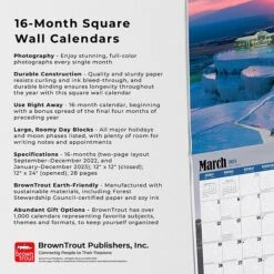 2023 BrownTrout World's Toughest Golf Holes 12" X 12" Monthly Wall Calendar (9781975450175) -Bostich Shop 8BB5D700 342B 40FF B3BAC4D84E79B5F5 s7
