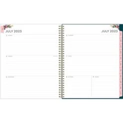 2023-2024 Blue Sky Greta 8.5" X 11" Academic Weekly & Monthly Planner, Plastic Cover, Multicolor (142331)