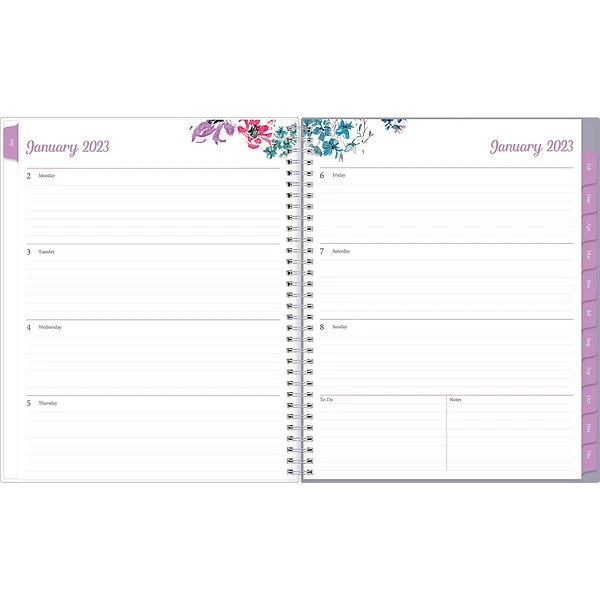 2023 Blue Sky Laila 8.5" X 11" Weekly & Monthly Planner, Multicolor (137273-23) 3 2023 Blue Sky Laila 8.5" X 11" Weekly & Monthly Planner, Multicolor (137273-23)