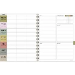 2023-2024 TF Publishing Be Kind 9" X 11" Academic Weekly & Monthly Planner, Paperboard Cover, Multicolor (AY24-9708)