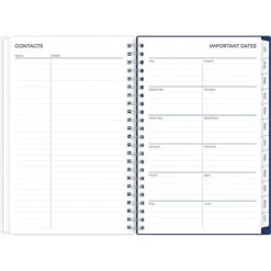 2023-2024 Blue Sky Chanson 5" X 8" Academic Weekly & Monthly Planner, Paperboard Cover, Blue (128694-A24) 11 2023-2024 Blue Sky Chanson 5" X 8" Academic Weekly & Monthly Planner, Paperboard Cover, Blue (128694-A24) -Bostich Shop 8FE403FD 3E16 4B57 ACEF19B019E2C07D s7