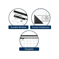 2023-2024 AT-A-GLANCE 21.75" X 17" Academic Monthly Desk Pad Calendar, White/Black (SK2416-00-24) 8 2023-2024 AT-A-GLANCE 21.75" X 17" Academic Monthly Desk Pad Calendar, White/Black (SK2416-00-24) -Bostich Shop 913B0481 7683 4CE6 B5212FBCE011B0E8 s7