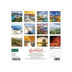 2023 Willow Creek Wanderlust 7" X 7" Monthly Wall Calendar (30431)