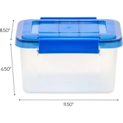 Iris WeatherPro 6.5 Qt. Latch Lid Storage Bin, Clear/Blue (500198) -Bostich Shop 94EC5FD5 1218 45EE 81B073AC82532BA0 s7