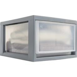 Iris Storage Drawer, Gray/Translucent White (500222) -Bostich Shop 96550B87 6F5B 46EC B154D24CF71A0883 s7