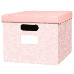 Fellows Basic Duty Storage Box, Lift Off Lid, Letter/Legal Pink Rose, 4/Pack (100016406) -Bostich Shop 970D0757 83F5 4D06 A9C0E534CC4DD784 s7