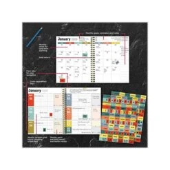 2023 TF Publishing Big & Loud Year 6.5" X 8" Weekly & Monthly Planner, Multicolor (MWM-23-9218) -Bostich Shop 9A1BB2DA 0032 454D 8199D142C7D0DDDC s7