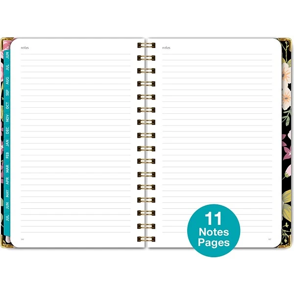 2023-2024 Global Printed Products Floral Pink 5.5" X 8" Academic Weekly & Monthly Planner, Paperboard Cover (AY23-02-S) 5 2023-2024 Global Printed Products Floral Pink 5.5" X 8" Academic Weekly & Monthly Planner, Paperboard Cover (AY23-02-S) - Image 3