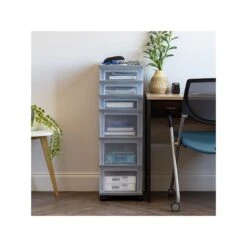 Iris 6-Drawer Storage Cart, Gray/Translucent White (585087) 12 Iris 6-Drawer Storage Cart, Gray/Translucent White (585087) -Bostich Shop A5369B21 9B75 436D B5E64A52ABD1C77E s7