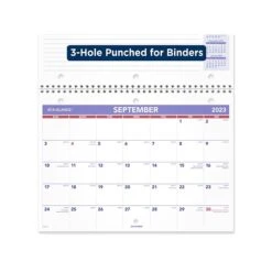 2023-2024 AT-A-GLANCE 11" X 8.13" Monthly Desk Or Wall Calendar, White/Purple/Red (SK16-16-24) 8 2023-2024 AT-A-GLANCE 11" X 8.13" Monthly Desk Or Wall Calendar, White/Purple/Red (SK16-16-24) -Bostich Shop A7206E2E 16A2 4EE8 A96AC984D77C3579 s7