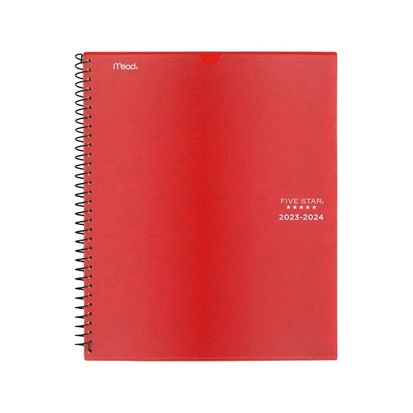 2023-2024 Five Star 8.5" X 11" Academic Weekly & Monthly Student Planner, Plastic Cover, Assorted Colors, Each (CAW651-00-24) 3 2023-2024 Five Star 8.5" X 11" Academic Weekly & Monthly Student Planner, Plastic Cover, Assorted Colors, Each (CAW651-00-24)