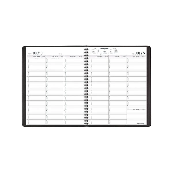 2023-2024 AT-A-GLANCE 7" X 8.75" Academic Weekly Appointment Book Planner, Faux Leather Cover, Black (70-958-05-24) 3 2023-2024 AT-A-GLANCE 7" X 8.75" Academic Weekly Appointment Book Planner, Faux Leather Cover, Black (70-958-05-24)