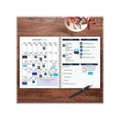 2023 TF Publishing Blue & Berries 9" X 11" Weekly & Monthly Planner, Multicolor (LWM-23-9724) -Bostich Shop AF164B72 A069 49A7 B6305C56CC5BE4C2 s7