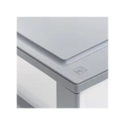 Iris Mini Storage Drawer, Gray/Translucent White, 5/Pack (500160)