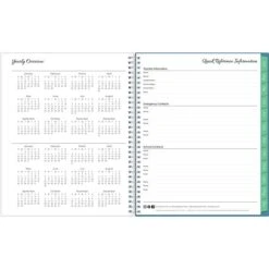 2023-2024 Blue Sky Ditsy Dapple Light 8.5" X 11" Academic Weekly & Monthly Planner, Paperboard Cover, Multicolor (132002-A24) -Bostich Shop B55403C4 4F69 48B7 B5D5FB632BFE27C7 s7