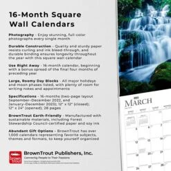 2023 BrownTrout Waterfalls 12" X 24" Monthly Wall Calendar, (9781975455194) 8 2023 BrownTrout Waterfalls 12" X 24" Monthly Wall Calendar, (9781975455194) -Bostich Shop BCF0D3B4 FE60 467A A26B6CA68C3FA005 s7