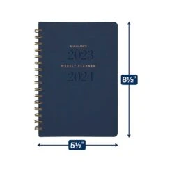 2023-2024 AT-A-GLANCE Signature 5.5" X 8.5" Academic Weekly & Monthly Planner, Faux Leather Cover, Navy (YP200A-20-24) 11 2023-2024 AT-A-GLANCE Signature 5.5" X 8.5" Academic Weekly & Monthly Planner, Faux Leather Cover, Navy (YP200A-20-24) -Bostich Shop C10D1A32 CFC2 4C86 8150B44CFA36477B s7
