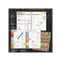 2023 TF Publishing Check Yourself 9" X 11" Weekly & Monthly Planner, Multicolor (LWM-23-9716) -Bostich Shop C3177579 43E6 4CD0 8D38227F25D6CE54 s7