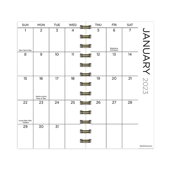 2023 TF Publishing 3.5" X 6.5" Weekly & Monthly Planner, Black (SWM-23-7502) 3 2023 TF Publishing 3.5" X 6.5" Weekly & Monthly Planner, Black (SWM-23-7502)
