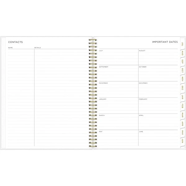 2023-2024 Blue Sky Ashley G Multicolor Smoke 8.5" X 11" Academic Weekly & Monthly Planner, Paperboard Cover (133681-A24) 7 2023-2024 Blue Sky Ashley G Multicolor Smoke 8.5" X 11" Academic Weekly & Monthly Planner, Paperboard Cover (133681-A24) - Image 5