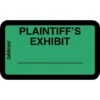 Tabbies Plaintiff's Exhibit Labels, Pre-Printed, 1" X 1 5/8", Green, 252/Pack (58025) -Bostich Shop CABCB521 0287 4016 A8502BB6F19824CA s7
