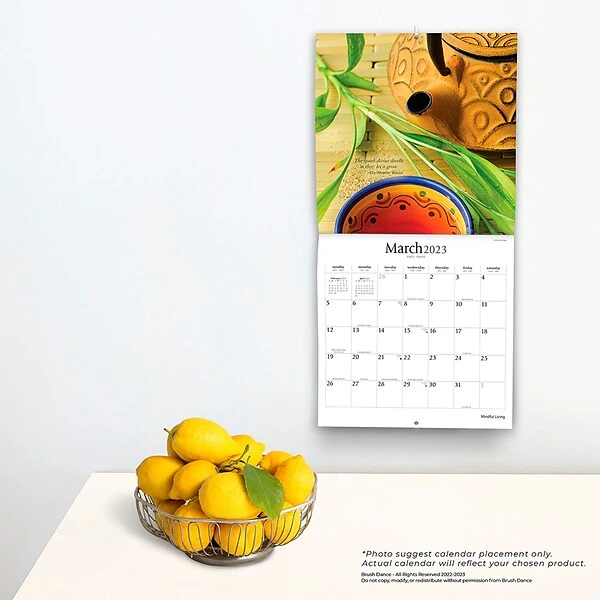 2023 Brush Dance Mindful Living 12" X 12" Monthly Wall Calendar (9781975454708) 5 2023 Brush Dance Mindful Living 12" X 12" Monthly Wall Calendar (9781975454708) - Image 3