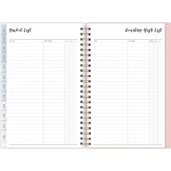 2023-2024 Blue Sky Ivory Paper Co Quinn 5" X 8" Academic Weekly & Monthly Planner, Paperboard Cover, Multicolor (143781) 8 2023-2024 Blue Sky Ivory Paper Co Quinn 5" X 8" Academic Weekly & Monthly Planner, Paperboard Cover, Multicolor (143781) - Image 6