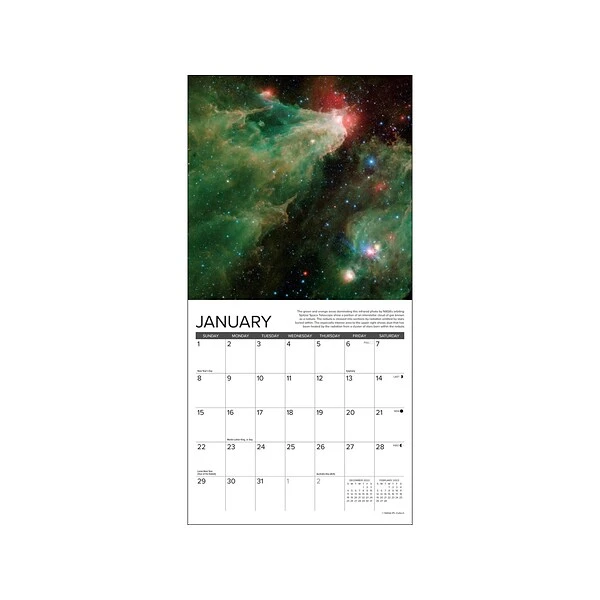 2023 Willow Creek Astronomy 7" X 7" Monthly Wall Calendar (28391) 4 2023 Willow Creek Astronomy 7" X 7" Monthly Wall Calendar (28391) - Image 2