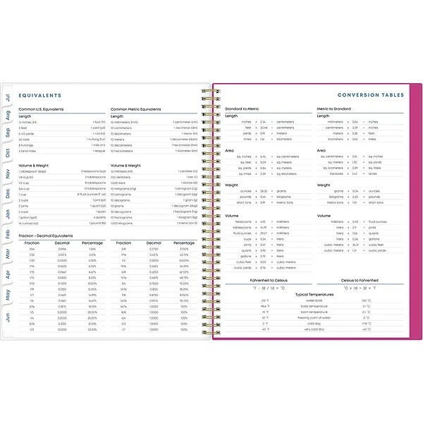 2023-2024 Blue Sky Plans & Things Confetti Bright 8.5" X 11" Academic Weekly & Monthly Planner, Plastic Cover (136609-A24) 8 2023-2024 Blue Sky Plans & Things Confetti Bright 8.5" X 11" Academic Weekly & Monthly Planner, Plastic Cover (136609-A24) - Image 6