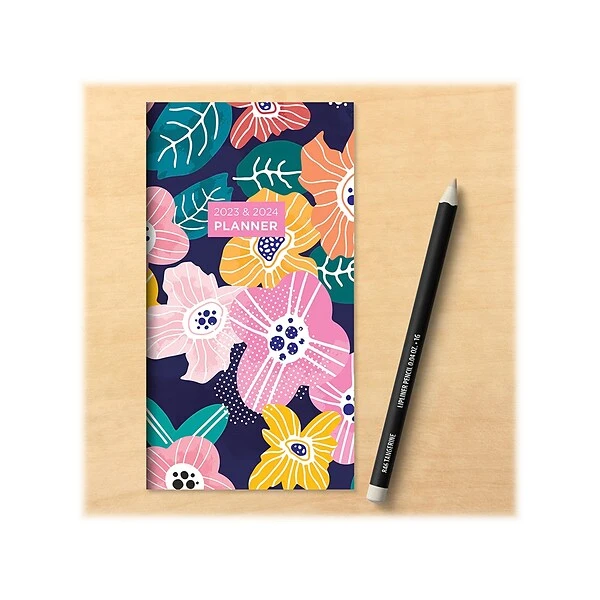 2023-2024 TF Publishing Graphic Flowers 3.5" X 6.5" Monthly Planner, Multicolor (PKT-23-7016) 7 2023-2024 TF Publishing Graphic Flowers 3.5" X 6.5" Monthly Planner, Multicolor (PKT-23-7016) - Image 5