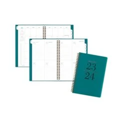 2023-2024 AT-A-GLANCE Signature Lite 5.5" X 8.5" Academic Weekly & Monthly Planner, Plastic Cover, Teal (YP20LA-12-24) -Bostich Shop DBE6E140 5E2C 41A9 B2E3AE768EE16C07 s7