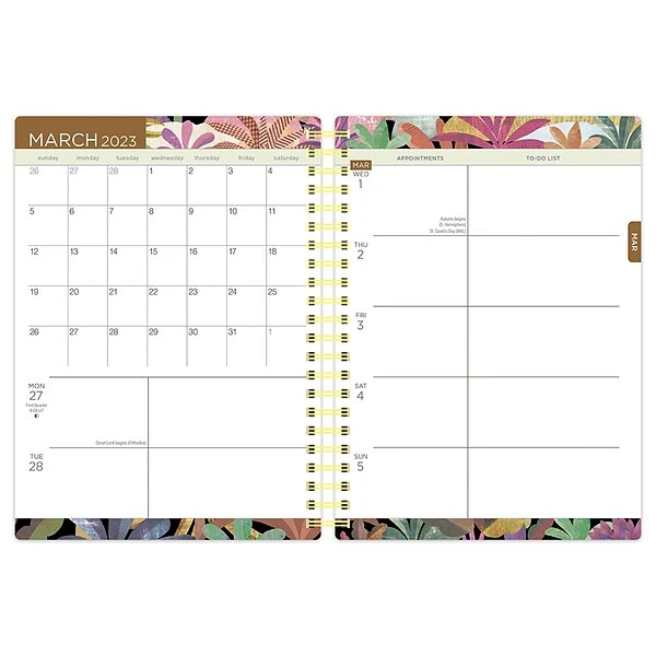 2023 BrownTrout House Of Turnowsky Simple Pleasures 6" X 7.75" Weekly Desk Planner, Multicolor (9781975450120) 4 2023 BrownTrout House Of Turnowsky Simple Pleasures 6" X 7.75" Weekly Desk Planner, Multicolor (9781975450120) - Image 2