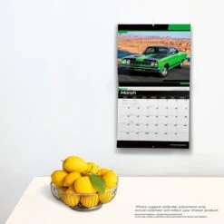 2023 BrownTrout American Muscle Cars OFFICIAL 14" X 24" Monthly Wall Calendar, (9781975449513)
