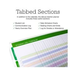 2023-2024 Global Printed Products Spring Floral 8.5" X 11" Academic Weekly & Monthly Teacher Planner, Paperboard Cover -Bostich Shop DE1214EF 6EA7 4B86 89955BAD912CC77A s7