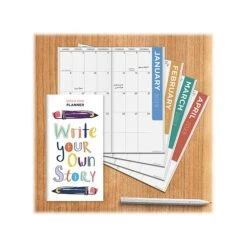 2023-2024 TF Publishing Write Your Story 3.5" X 6.5" Monthly Planner, Multicolor (PKT-23-7050) -Bostich Shop DF520389 6AB3 447B 8ADE5021A4748411 s7