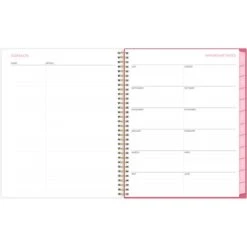 2023-2024 Blue Sky Travel Write Draw Parisian Roses 8.5" X 11" Academic Weekly & Monthly Planner, Paperboard Cover (142611) -Bostich Shop E1D7C2D6 5319 4348 8E5928091EB927AC s7