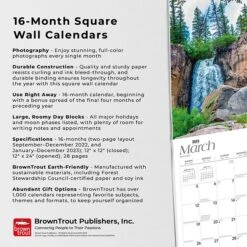 2023 BrownTrout Rocky Mountain Wilderness 12" X 24" Monthly Wall Calendar, (9781975452612) -Bostich Shop E7702629 FEA0 4922 AFB1A5881891F1A2 s7