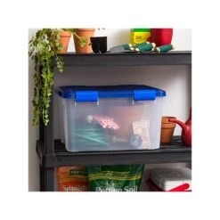 Iris WeatherPro 55.7 Qt. Latch Lid Storage Bin, Clear/Blue (500201) 15 Iris WeatherPro 55.7 Qt. Latch Lid Storage Bin, Clear/Blue (500201) -Bostich Shop EB2BEC2B 400C 44C8 952386C070D7E802 s7