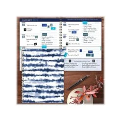 2023 TF Publishing Navy Frequency 9" X 11" Weekly & Monthly Planner, Blue/White (LWM-23-9728) -Bostich Shop ED5E458F 8B01 480A A5E9A8BCBE81E11C s7