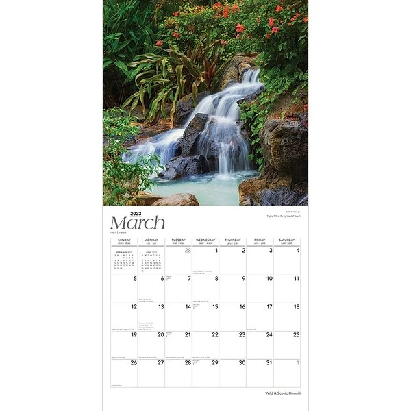 2023 BrownTrout Hawaii Wild & Scenic 12" X 12" Monthly Wall Calendar (9781975451776) 4 2023 BrownTrout Hawaii Wild & Scenic 12" X 12" Monthly Wall Calendar (9781975451776) - Image 2