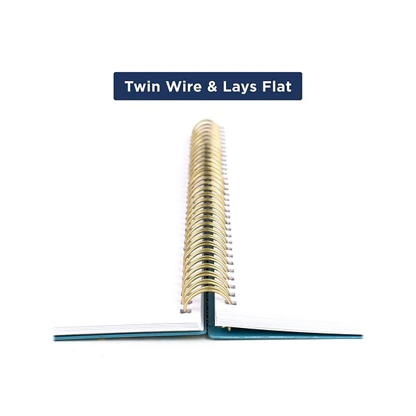 2023-2024 Cambridge WorkStyle Balance 8.5" X 11" Academic Weekly & Monthly Planner, Plastic Cover, Teal/Gold (1606-905A-12-24) 7 2023-2024 Cambridge WorkStyle Balance 8.5" X 11" Academic Weekly & Monthly Planner, Plastic Cover, Teal/Gold (1606-905A-12-24) - Image 5