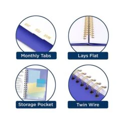 2023-2024 AT-A-GLANCE Contemporary 5" X 8" Academic Weekly & Monthly Planner, Faux Leather Cover, Purple (70-101X-18-24) 11 2023-2024 AT-A-GLANCE Contemporary 5" X 8" Academic Weekly & Monthly Planner, Faux Leather Cover, Purple (70-101X-18-24) -Bostich Shop FE043C97 AB1E 4C95 A15EB044674930E8 s7