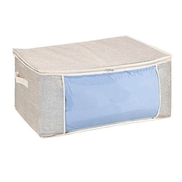 Simplify Jumbo Polypropylene Blanket Bag, Burlap 3 Simplify Jumbo Polypropylene Blanket Bag, Burlap