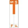 Medical Arts Press® F And S Name Labels, Orange, Smead® Alpha-Z® Compatible