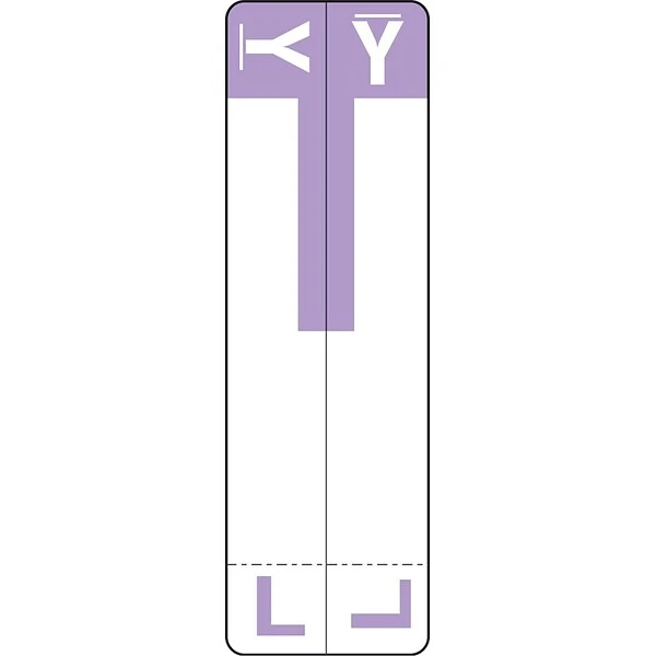 Medical Arts Press® L And Y Name Labels, Lavender, Smead® Alpha-Z® Compatible 3 Medical Arts Press® L And Y Name Labels, Lavender, Smead® Alpha-Z® Compatible